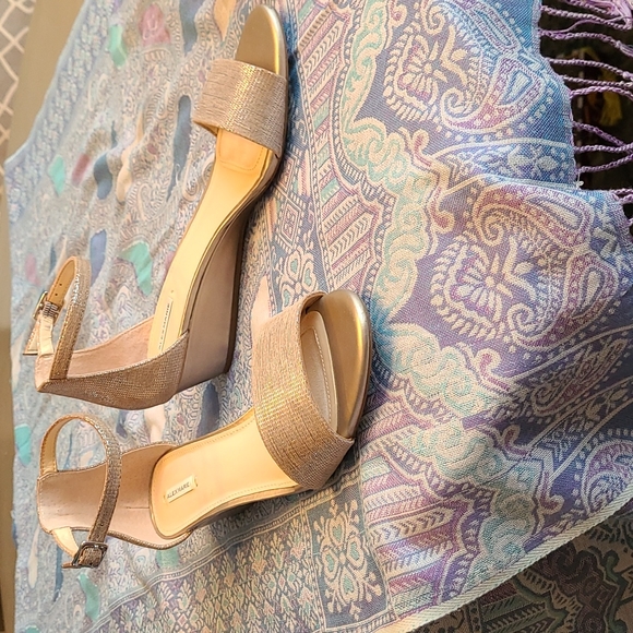 Alex Marie Shoes - Alex Marie sandals. Size 9.5 Champagne color with a hint of sparkle.